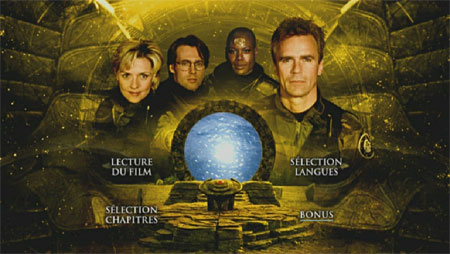 Children of Gods : les menus du dvd