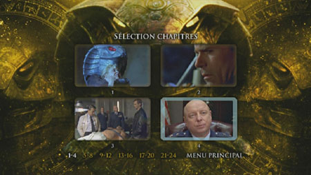 Children of Gods : les menus du dvd