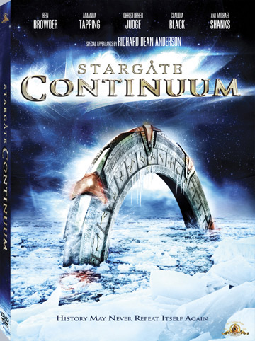 Stargate Continuum - Couverture Finale DVD