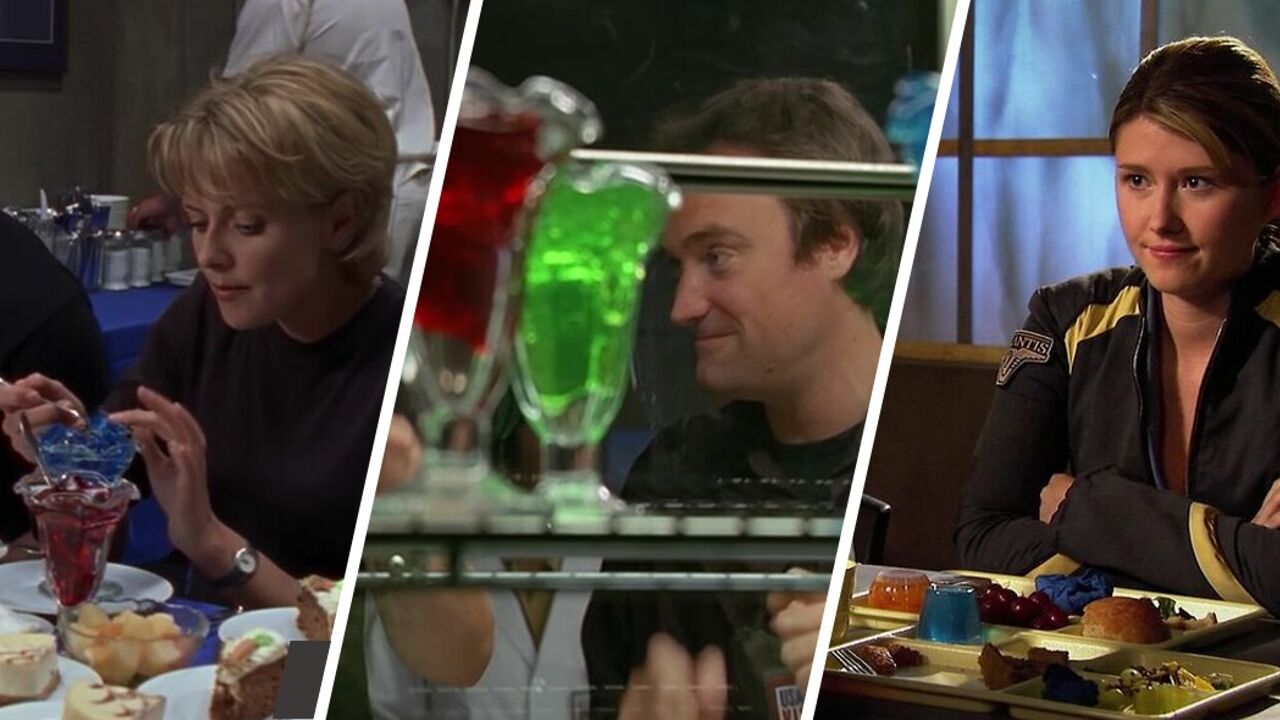 Dessert en gelée colorée