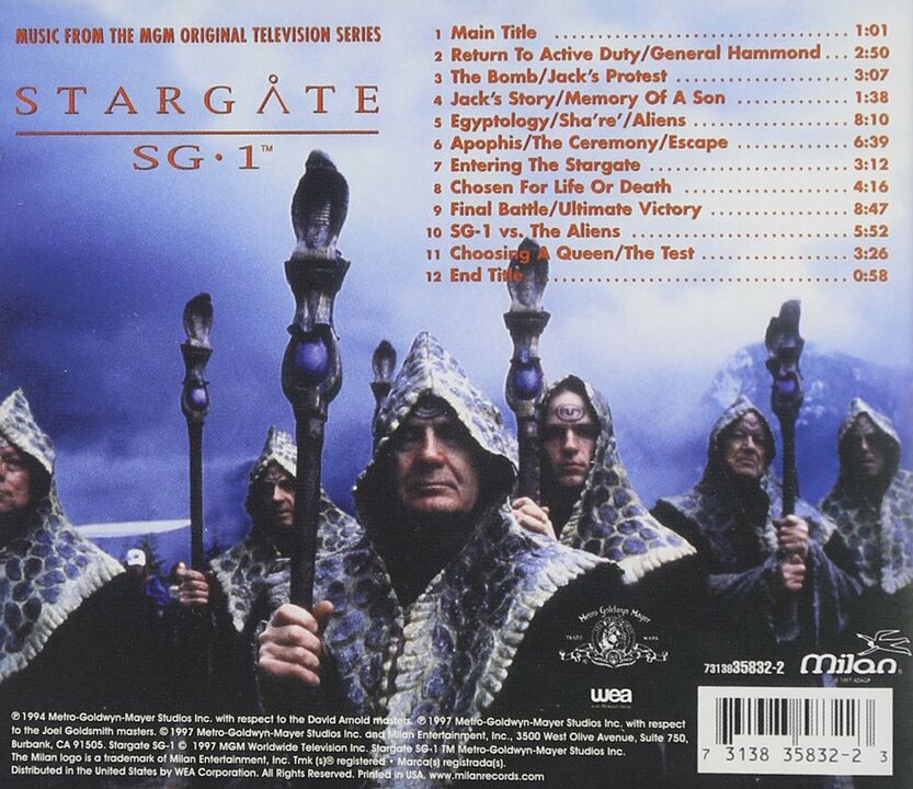 Stargate SG-1 : Music From The MGM Original Television Soundtrack