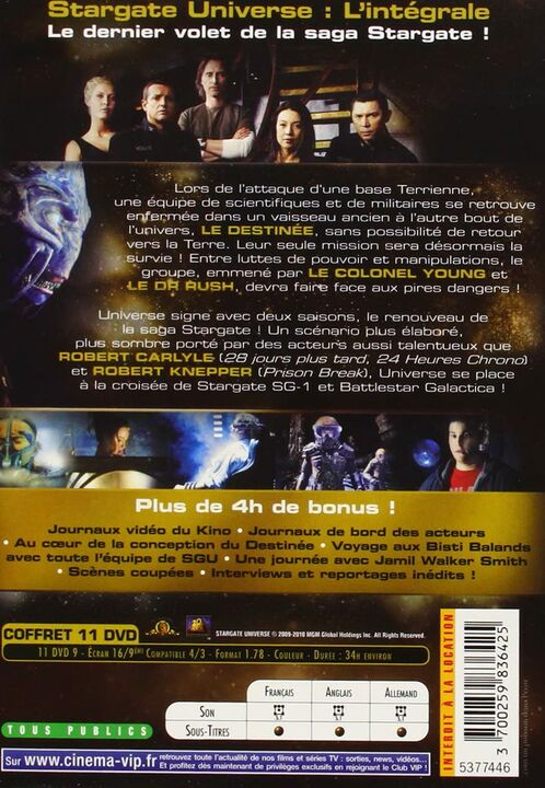 Stargate Universe : L'Intégrale (S1 + S2)