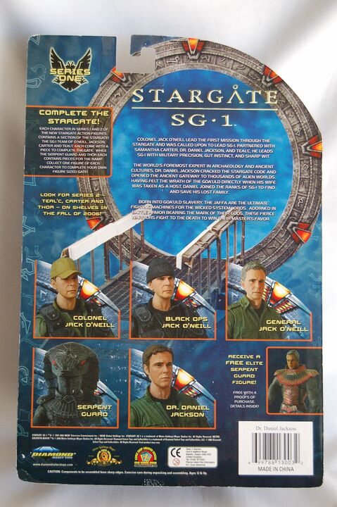 Diamond Select Toys - Docteur Daniel Jackson - Série 1