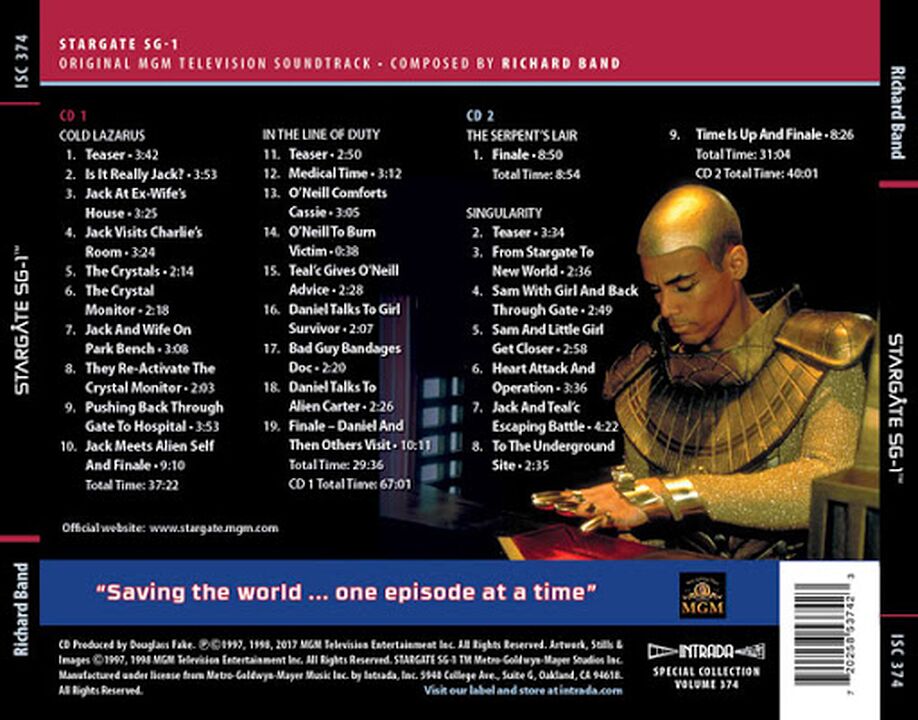 Stargate SG-1 : Music from Selected Episodes