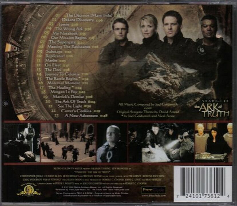 Stargate : The Ark of Truth soundtrack