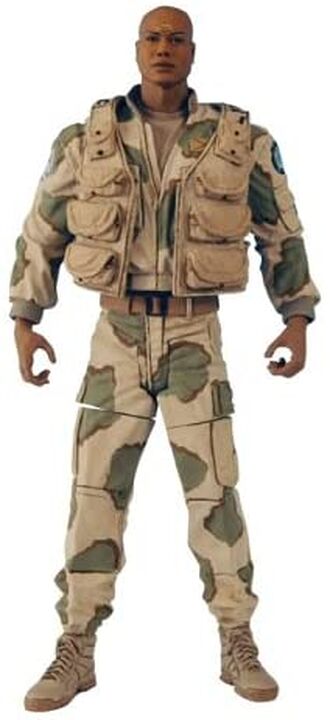 Diamond Select Toys - Teal'c « tenue désert » - Série 4