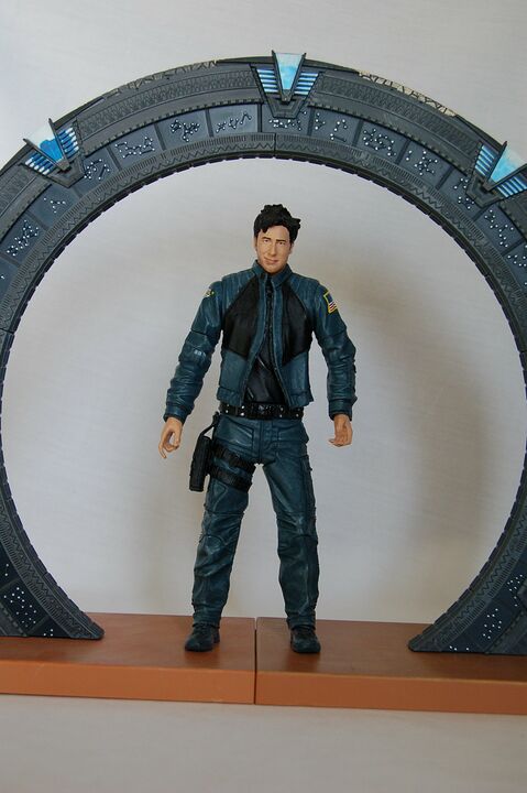 Diamond Select Toys - Porte des Etoiles d'Atlantis + Plate-forme - Série 1 et 2