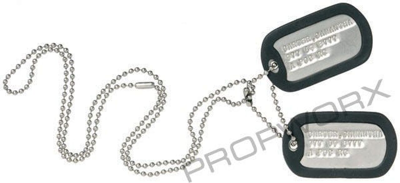 Montre + plaques militaires de Carter