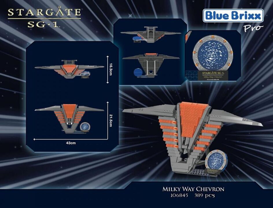Blue Brixx - Milky way chevron