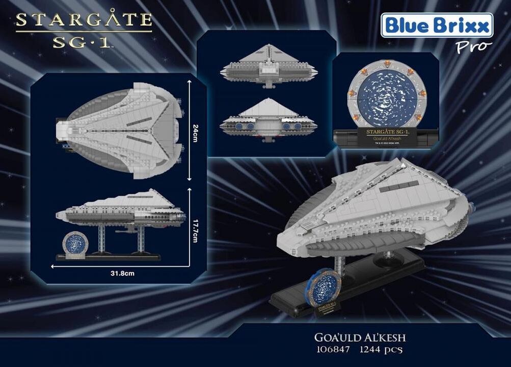 Blue Brixx - Goa'uld Alkesh