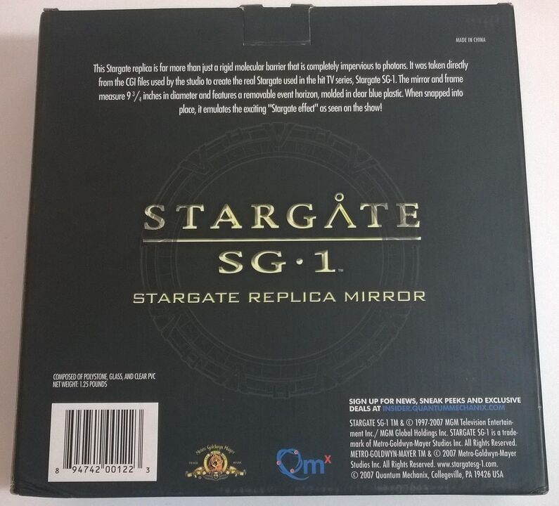 Quantum Mechanix - Stargate SG-1 Replica Mirror