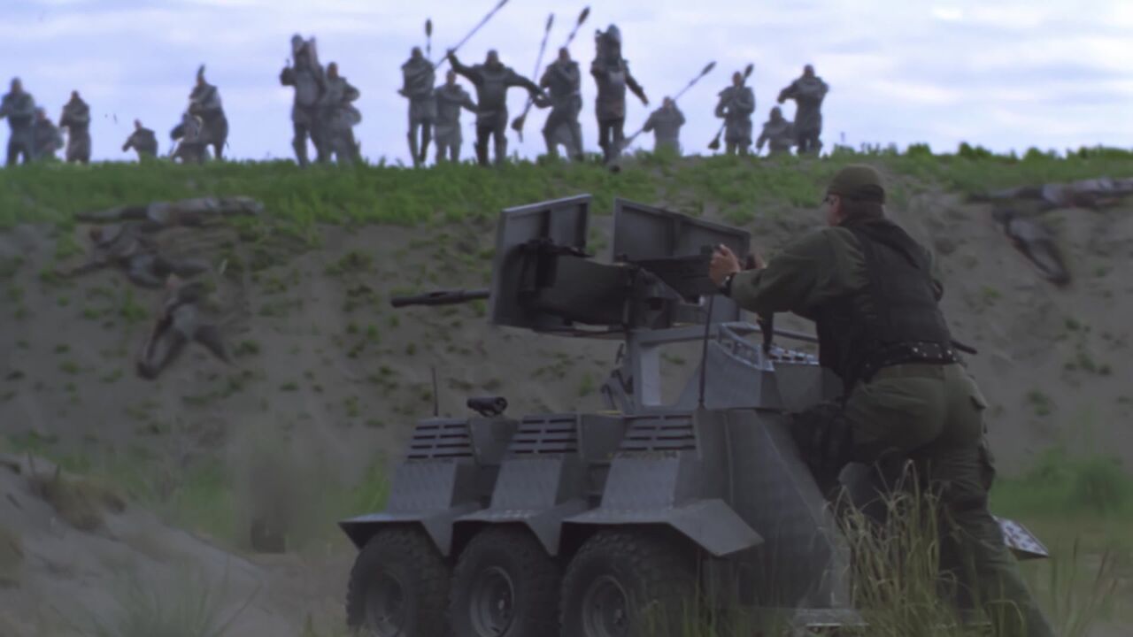 Tourelle d'attaque mobile