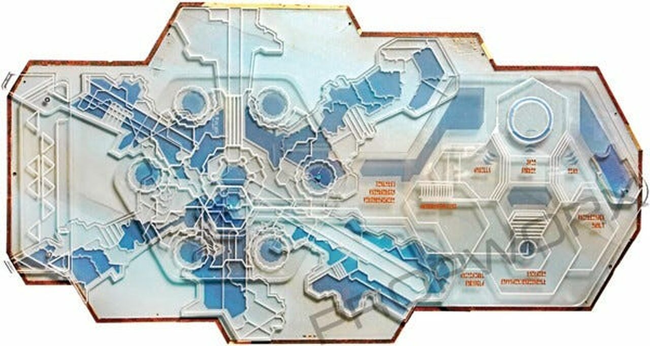 Carte de la cité d'Atlantis