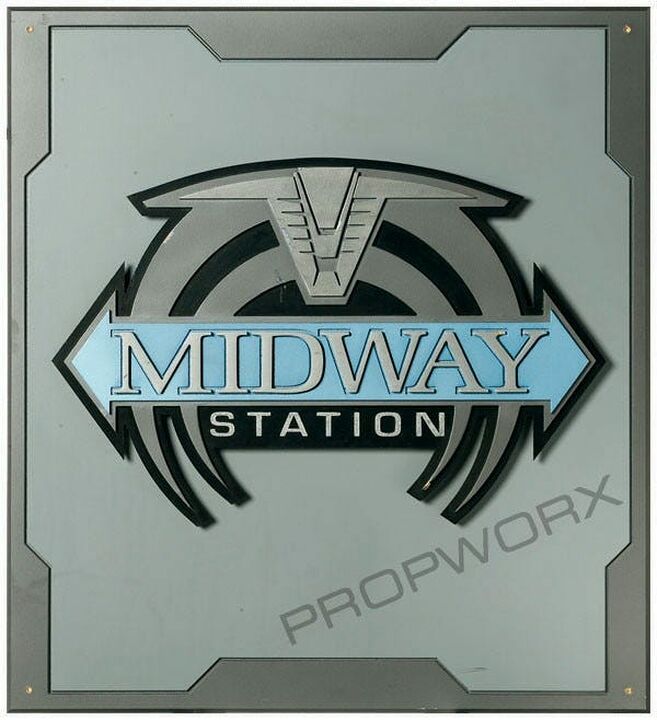 Plaque de la station Midway
